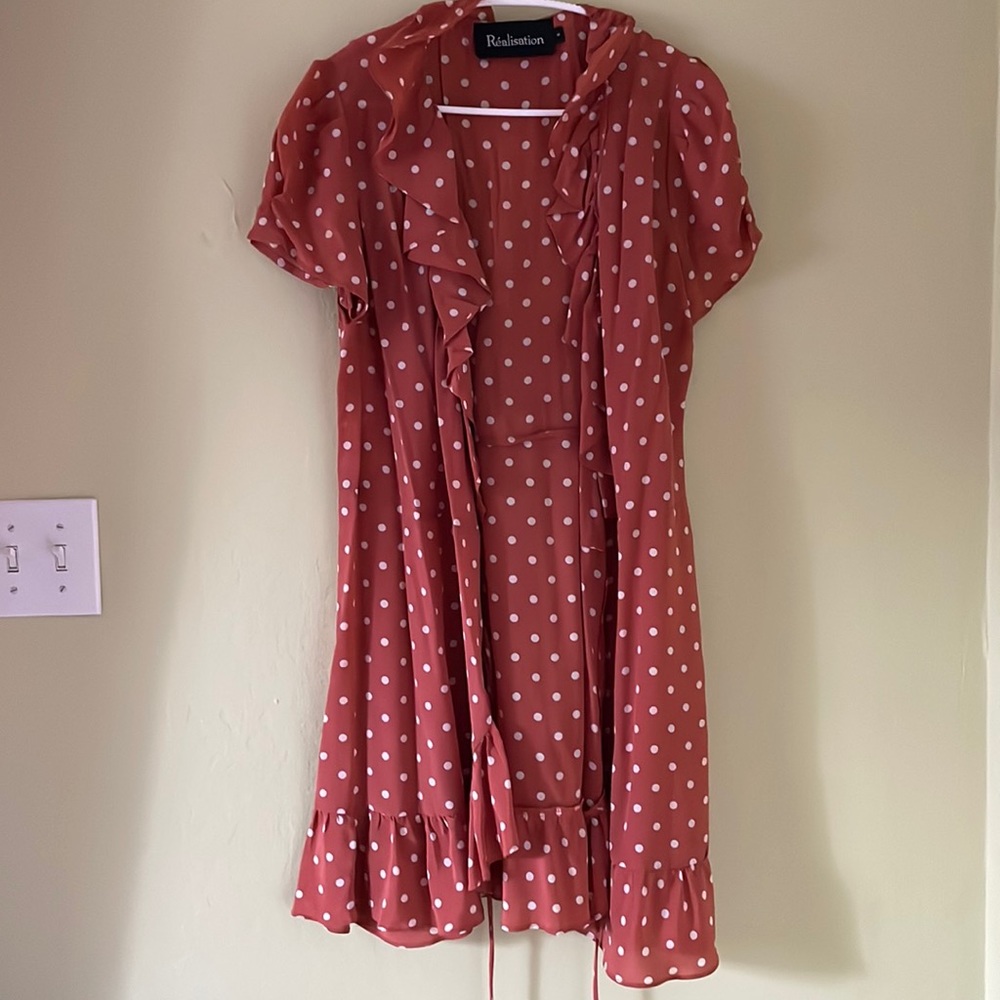 Realisation par orange wrap dress size m
